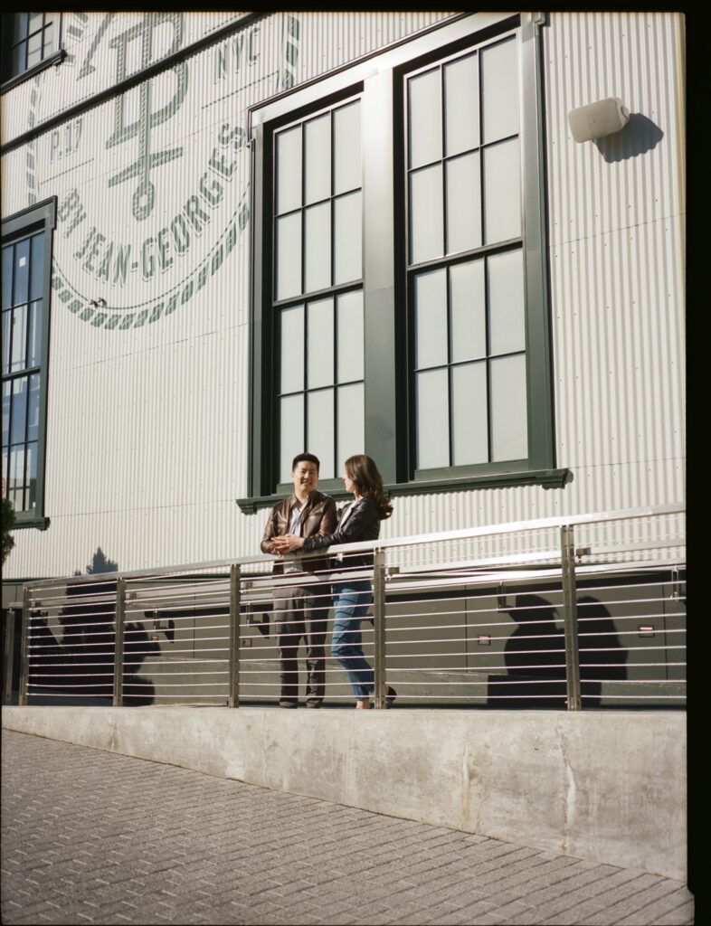 "A Day in the Life" Seaport Engagement Photoshoot - what to do in Seaport, New York for a romantic getaway