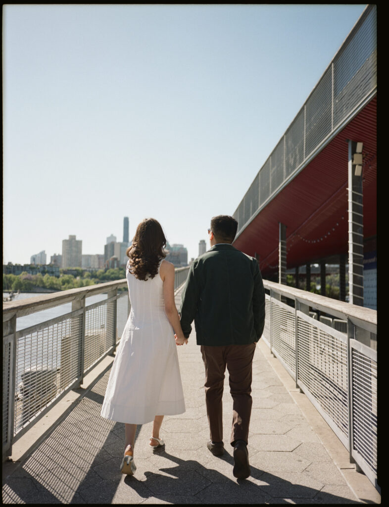 "A Day in the Life" Seaport Engagement Photoshoot - what to do in Seaport, New York for a romantic getaway