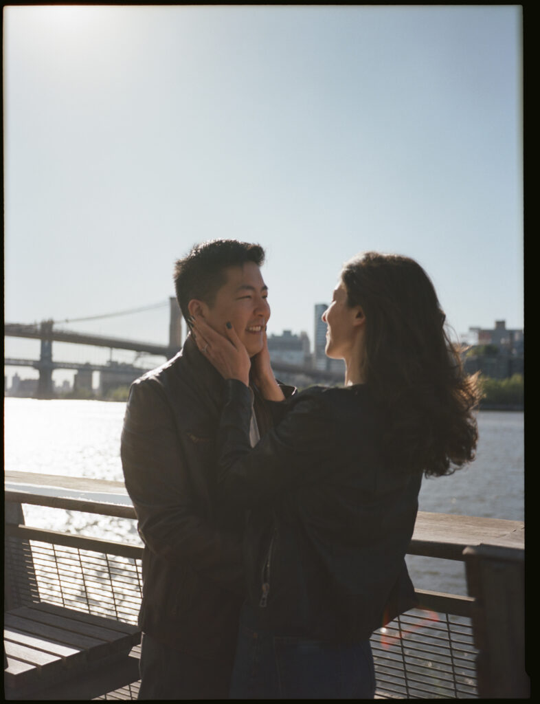 "A Day in the Life" Seaport Engagement Photoshoot - what to do in Seaport, New York for a romantic getaway