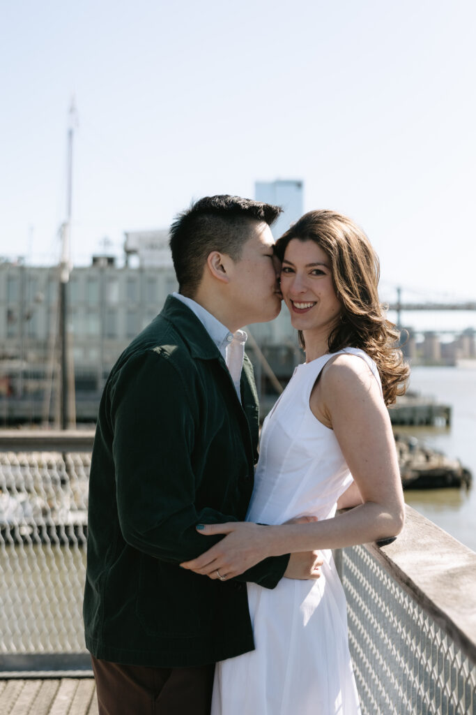 "A Day in the Life" Seaport Engagement Photoshoot - what to do in Seaport, New York for a romantic getaway