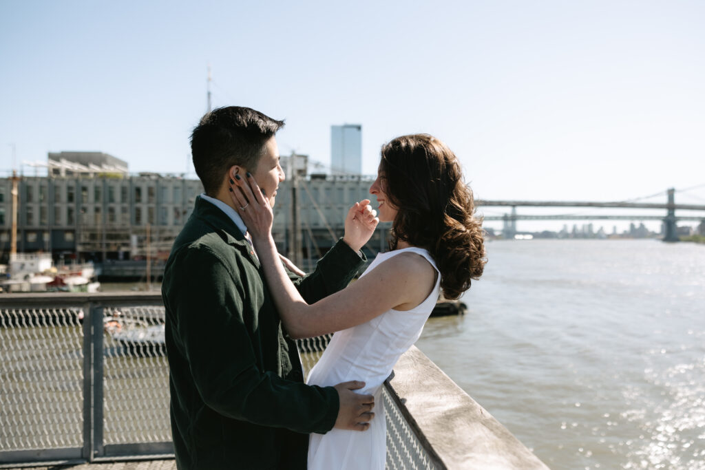 "A Day in the Life" Seaport Engagement Photoshoot - what to do in Seaport, New York for a romantic getaway