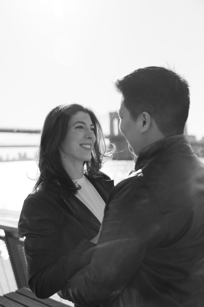 "A Day in the Life" Seaport Engagement Photoshoot - what to do in Seaport, New York for a romantic getaway