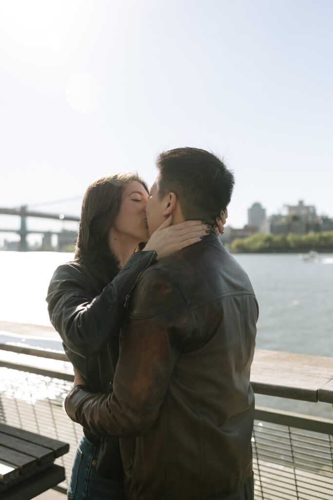 "A Day in the Life" Seaport Engagement Photoshoot - what to do in Seaport, New York for a romantic getaway