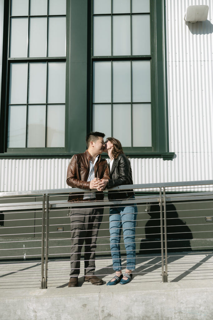 "A Day in the Life" Seaport Engagement Photoshoot - what to do in Seaport, New York for a romantic getaway