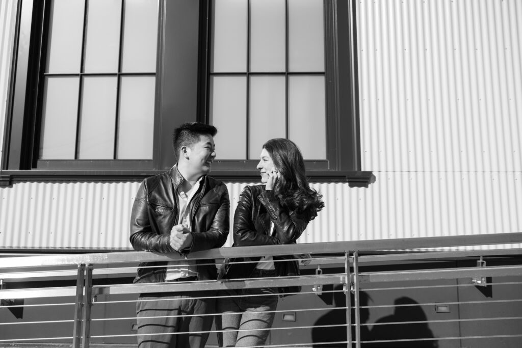 "A Day in the Life" Seaport Engagement Photoshoot - what to do in Seaport, New York for a romantic getaway