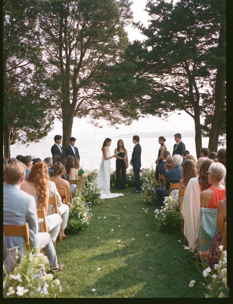 outdoor wedding ceremony
