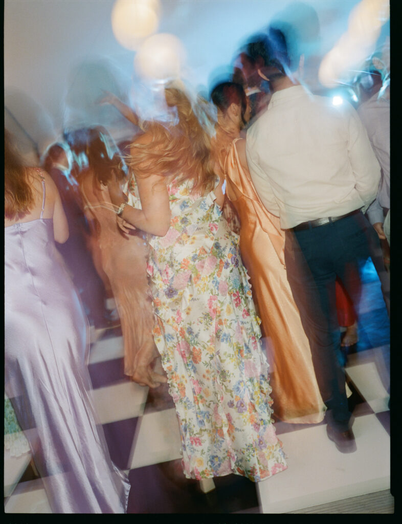 checkered dance floor