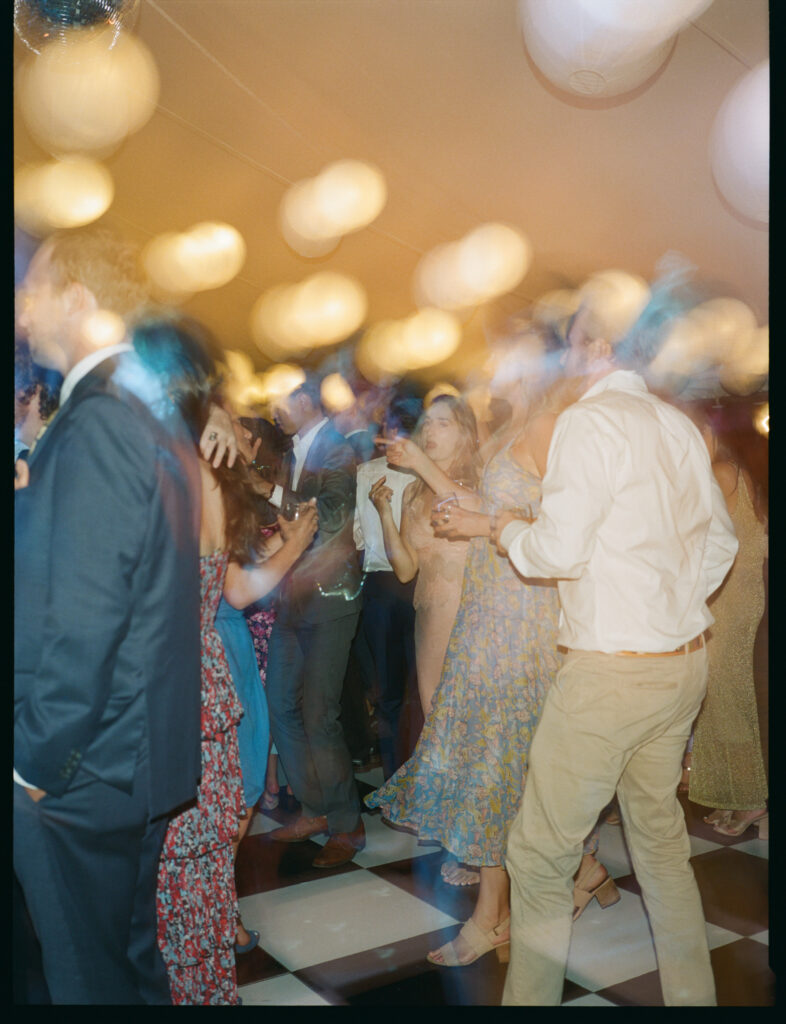 checkered dance floor